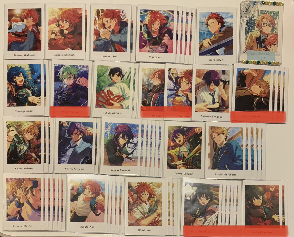 hamu71650631's tweet photo. ＊交換＊ あんスタ ぱしゃっつ vol.5 Action private

譲＊ 画像7枚目まで

求＊ 英智 茨 泉 真 凪砂 巽
         画像8枚目 (👑＞赤線＞無地)

郵送📮条件等8枚目参照。
2枚～纏めての方優先。
↓ https://t.co/dP9E5SrILI