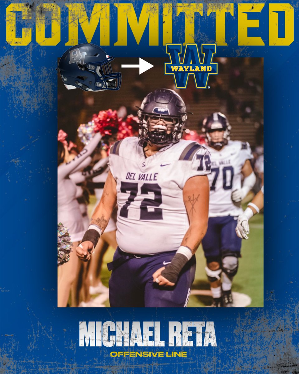 Michael Reta (@d1bigmike) on Twitter photo Today I am beyond blessed to continue my academic and athletic career at Wayland Baptist University, I canโt wait to get started and become apart of the pioneer family!!! GO PIONEERS!!
<a href="/MarcosHinojosWB/">๐ Marcos Hinojos ๐</a> <a href="/ContrerasDVOFOD/">Rudy Contreras</a>
#committed #AGTG Today I am beyond blessed to continue my academic and athletic career at Wayland Baptist University, I canโt wait to get started and become apart of the pioneer family!!! GO PIONEERS!!
<a href="/MarcosHinojosWB/">๐ Marcos Hinojos ๐</a> <a href="/ContrerasDVOFOD/">Rudy Contreras</a>
#committed #AGTG