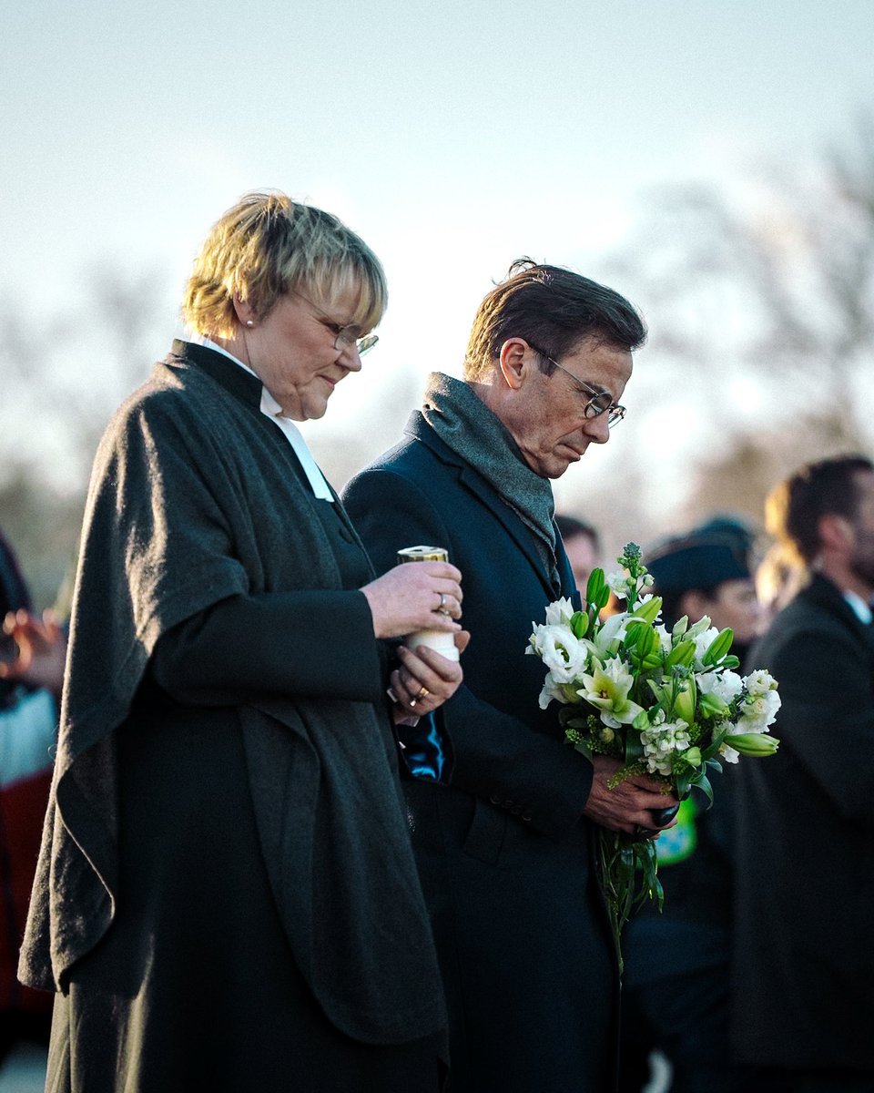 Sweden mourns the victims of the school attack in Örebro yesterday. The empathy and kindness shown by people here in Sweden and across the globe will help us through this dark period. Thank you all.