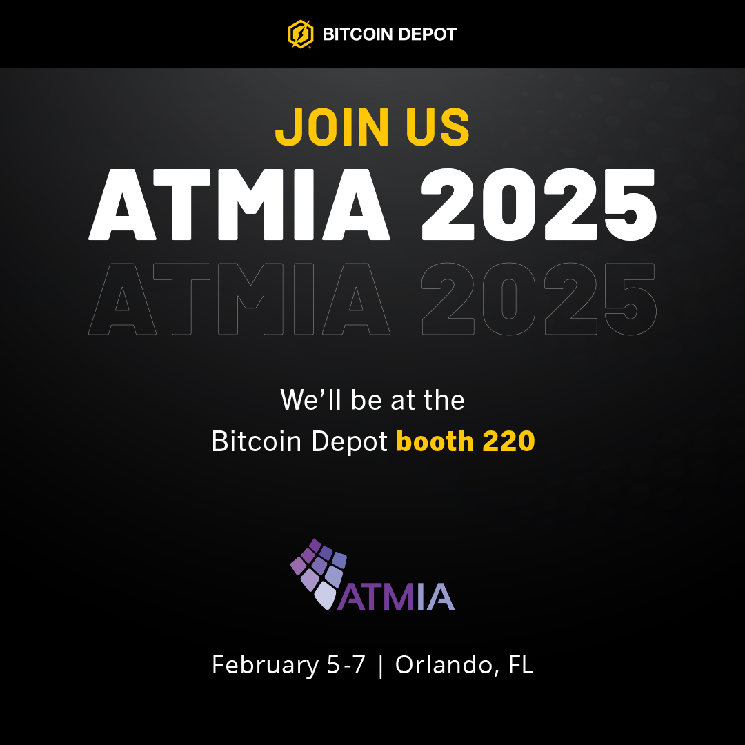 Bitcoin_Depot's tweet photo. 🏧 ATMIA 🏧 is here! 
Come check out our booth at the 🌴 Rosen Shingle Creek Hotel in Orlando 🌴 in the exhibit hall.

Learn all about Bitcoin Depot and what that means for you!

#ATMIA #rosenshinglecreek #btm #btc #bitcoindepot #bitcoin #cryptonews #etf #cryptocurrency https://t.co/Wlqs1f09Yl