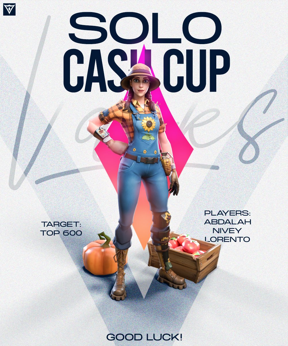 Nouvelle semaine de Solo Cash Cup pour <a href="/Abdalaaah13/">QNT Abdalah</a>, <a href="/Niveyftn/">TS4 Nivey</a> et <a href="/LORENTOFN/">LORENTO</a> 💥

On espère un maximum de qualification ! 🏆

#WeAreValks 🩷🧡