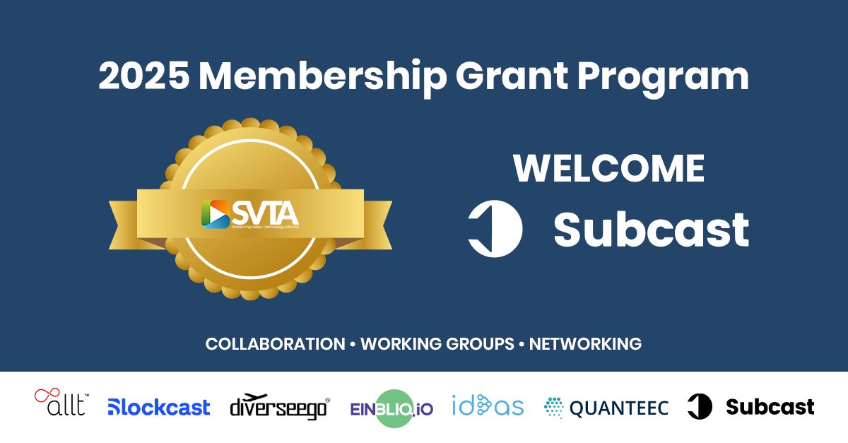 TheSVTA's tweet photo. Meet Subcast — the final of our new 2025 Membership Grant recipients.
#Subcast — powered by @streamr — introduces a suite of features designed for efficient, scalable, and secure video and audio streaming, ensuring straightforward implementation and maintenance.
“𝘚𝘶𝘣𝘤𝘢𝘴𝘵 𝘪𝘴 𝘵𝘩𝘳𝘪𝘭𝘭𝘦𝘥 𝘵𝘰 𝘫𝘰𝘪𝘯 𝘵𝘩𝘦 𝘚𝘵𝘳𝘦𝘢𝘮𝘪𝘯𝘨 𝘝𝘪𝘥𝘦𝘰 𝘛𝘦𝘤𝘩𝘯𝘰𝘭𝘰𝘨𝘺 𝘈𝘭𝘭𝘪𝘢𝘯𝘤𝘦. 𝘊𝘰𝘭𝘭𝘢𝘣𝘰𝘳𝘢𝘵𝘪𝘯𝘨 𝘸𝘪𝘵𝘩 𝘪𝘯𝘥𝘶𝘴𝘵𝘳𝘺 𝘭𝘦𝘢𝘥𝘦𝘳𝘴 𝘸𝘪𝘭𝘭 𝘦𝘯𝘢𝘣𝘭𝘦 𝘶𝘴 𝘵𝘰 𝘤𝘰𝘯𝘵𝘳𝘪𝘣𝘶𝘵𝘦 𝘵𝘰 𝘢𝘯𝘥 𝘣𝘦𝘯𝘦𝘧𝘪𝘵 𝘧𝘳𝘰𝘮 𝘵𝘩𝘦 𝘤𝘰𝘭𝘭𝘦𝘤𝘵𝘪𝘷𝘦 𝘦𝘧𝘧𝘰𝘳𝘵𝘴 𝘰𝘧 𝘵𝘩𝘦 𝘚𝘝𝘛𝘈 𝘪𝘯 𝘵𝘢𝘤𝘬𝘭𝘪𝘯𝘨 𝘵𝘩𝘦 𝘵𝘦𝘤𝘩𝘯𝘪𝘤𝘢𝘭 𝘤𝘩𝘢𝘭𝘭𝘦𝘯𝘨𝘦𝘴 𝘰𝘧 𝘖𝘛𝘛 𝘭𝘪𝘷𝘦 𝘴𝘵𝘳𝘦𝘢𝘮𝘪𝘯𝘨 𝘰𝘯 𝘢 𝘨𝘭𝘰𝘣𝘢𝘭 𝘴𝘤𝘢𝘭𝘦.” ~ @Mark_Streamr, CEO & Co-Founder, Subcast
Read about all of our 2025 Grant Members ▶️ https://t.co/EGMEpsipkZ
#livestreaming #liveevents #streamingtech