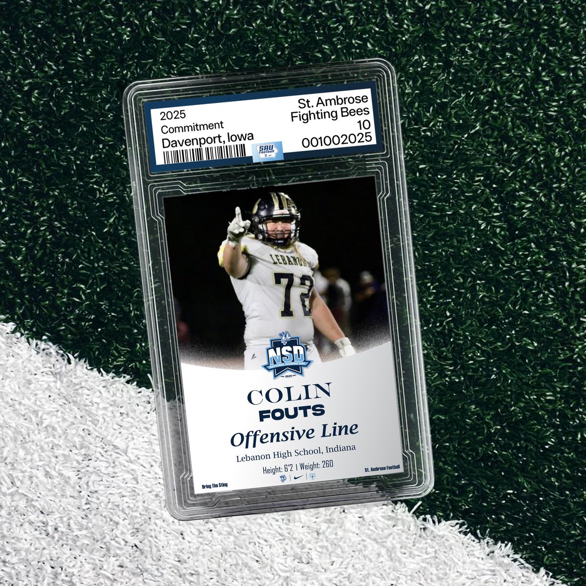 Welcome Home,  Colin Fouts! 🐝🏈

<a href="/fouts_colin/">Colin Fouts</a> 🖊️

#BringTheSting #GoBees #NSD25