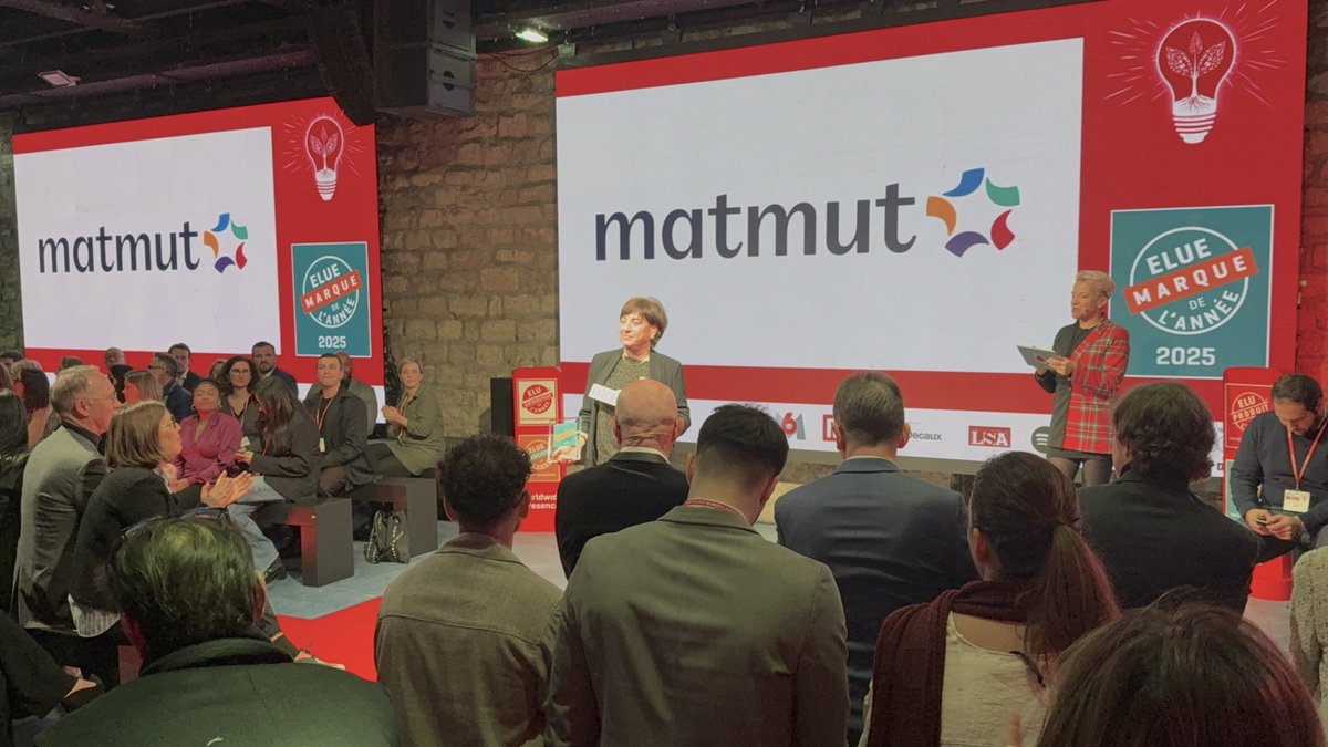 🏆 La Matmut, Élue Marque de l’Année 2025 ! 🏆
Nous avons reçu hier soir à Paris avec une immense fierté le prix “Élue Marque de l’Année 2025”.
Cette distinction souligne l’engagement quotidien de la Matmut sur la proximité avec ses sociétaires et la qualité de nos services 🙌