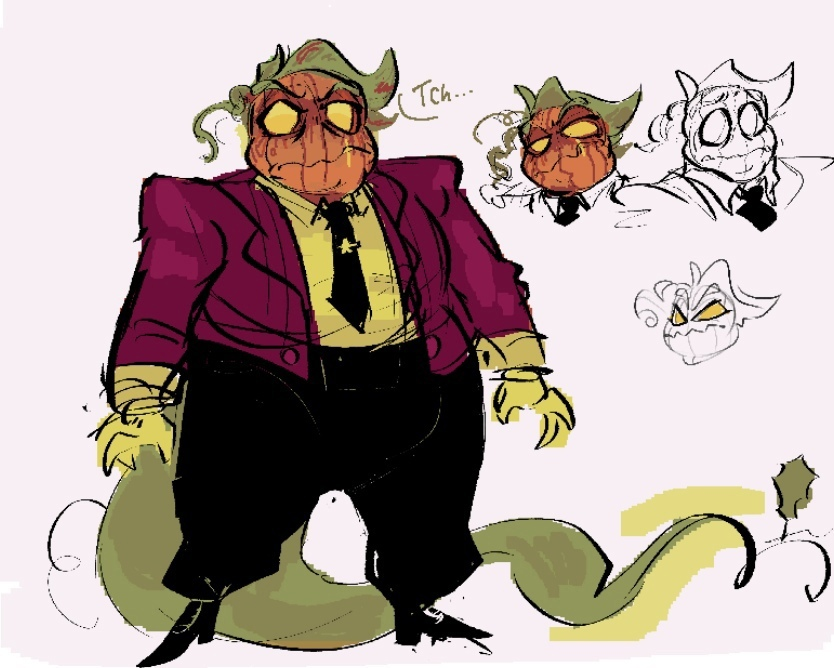 ✨Oc stuff once more!✨
🎃Their name is Louis🎃