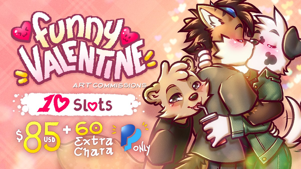 Love is such a funny thing and Valentine's should be too!
💘Monthly theme is optional💘
First come, first serve! So get your's now! 🦝💌
More info in thread🧵👇