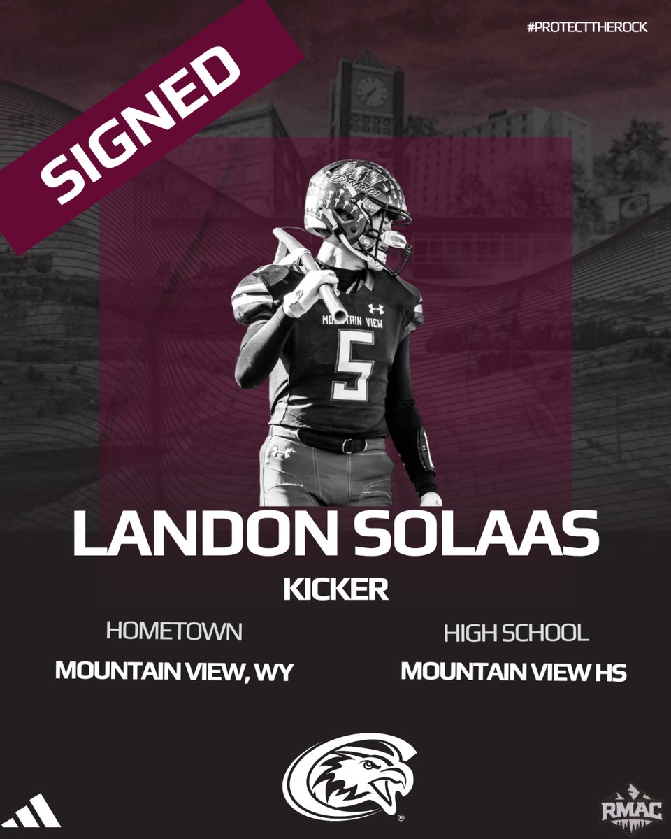 Now introducing, the newest Chadron State Eagle...

Welcome to the Rock, Landon Solaas!

#SoarEagles | #ProtectTheRock | #NSD25