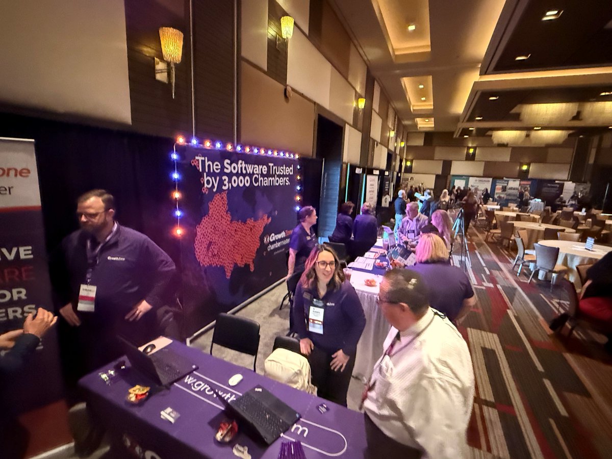 chamber_master's tweet image. A great start to the 2025 WACE Annual Conference! Stop by to play trivia and win! #WACE #AnnualConference #ChamberofCommerce #ChamberMaster #ChamberPros #ChamberExecs #SmarterAssociationSoftware #GrowthZoneAMS #GrowthZone