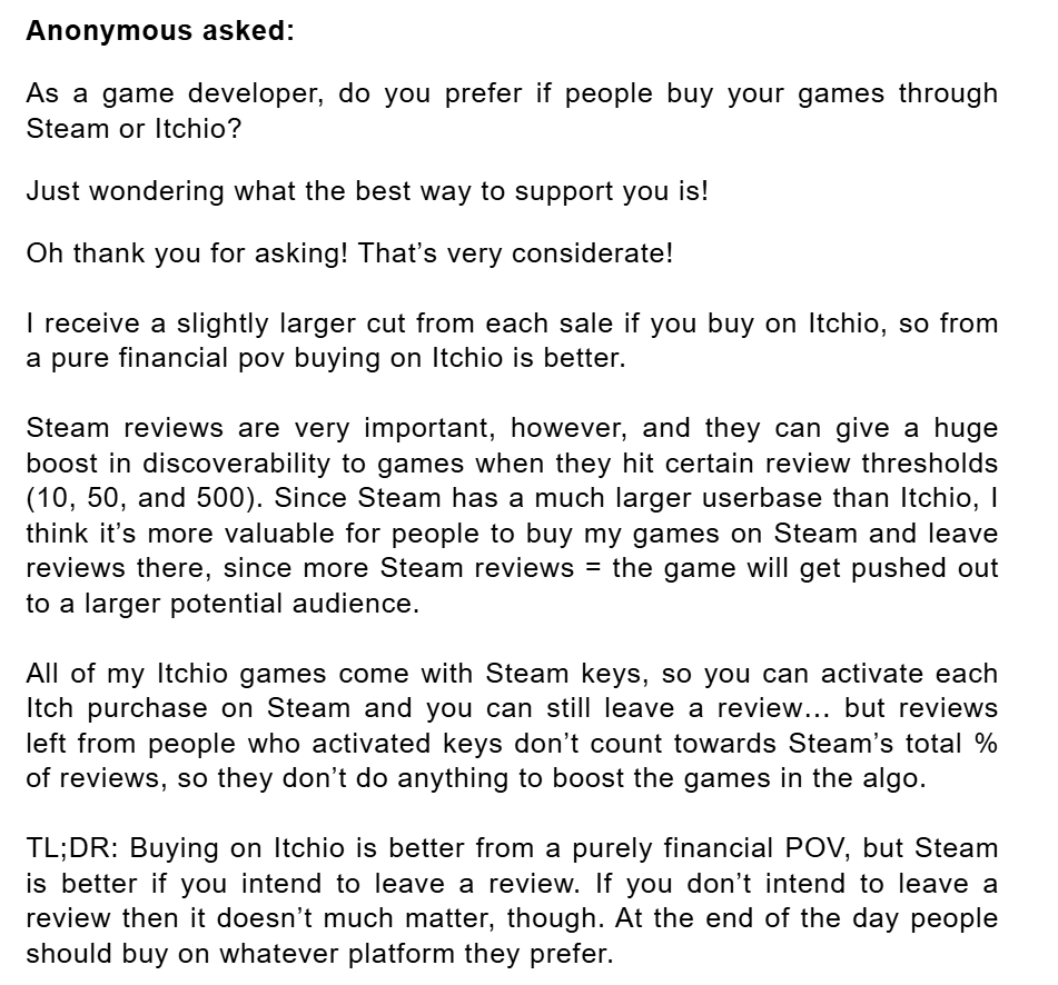ebihimes's tweet image. received an interesting ask on tumblr about purchasing indie games on steam vs itcho &amp;amp; decided to repost it here!