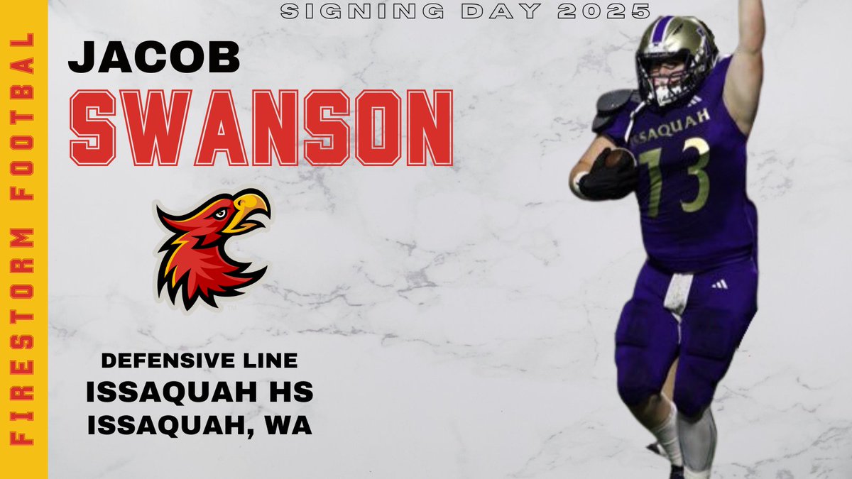 ACU Football 🔥 (@firestormfb) on Twitter photo Welcome to the FIRESTORM FAMILY from <a href="/issaquahfb/">Issaquah Football</a>, Defensive Lineman <a href="/JacobSwans39850/">Jacob Everett Swanson</a> <a href="/CoachJoshuazb/">Joshua Brookshire</a> #RollStorm Welcome to the FIRESTORM FAMILY from <a href="/issaquahfb/">Issaquah Football</a>, Defensive Lineman <a href="/JacobSwans39850/">Jacob Everett Swanson</a> <a href="/CoachJoshuazb/">Joshua Brookshire</a> #RollStorm