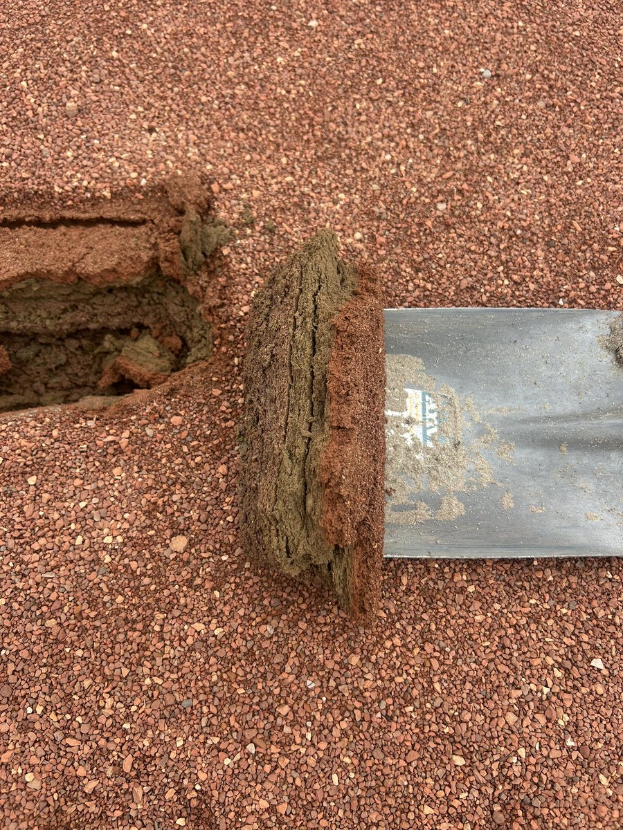 Layered cakes = Good
Layered infield mix profiles = Bad
#EngineeredSoils