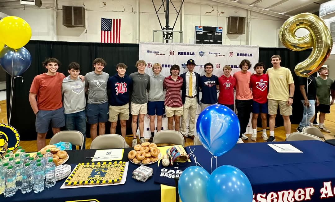 Bessemer Academy Baseball (@barebelsbsb) on Twitter photo Signing day for <a href="/AlexReynolds71/">Alex Reynolds</a>. Congrats, we can't wait to see what the future holds for you! <a href="/CaccThe/">The Real CACC BASEBALL</a> Signing day for <a href="/AlexReynolds71/">Alex Reynolds</a>. Congrats, we can't wait to see what the future holds for you! <a href="/CaccThe/">The Real CACC BASEBALL</a>