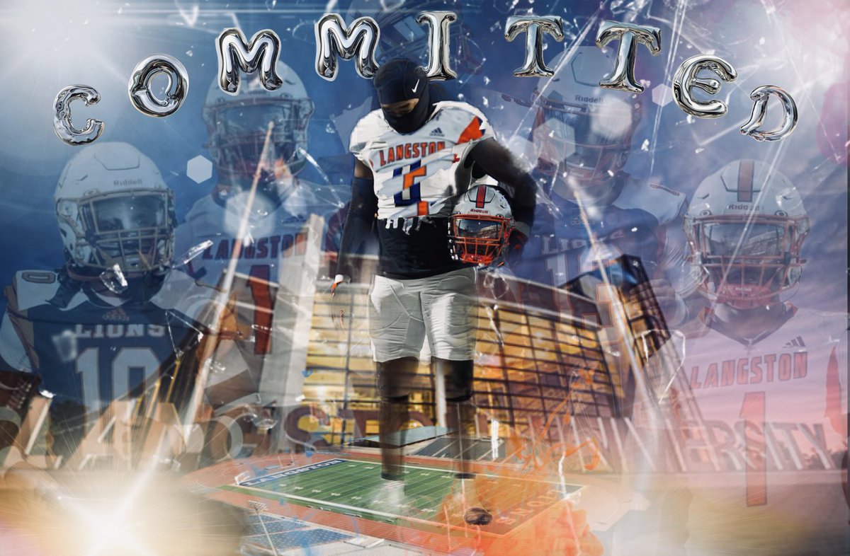 My story will be the motivation to people’s ears one day … 100% Committed to Langston University. 
🧡💙