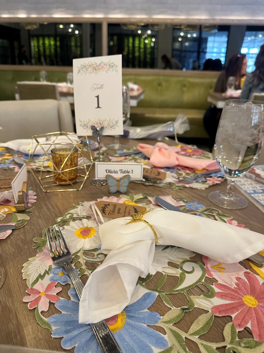 HiltonDelaware's tweet photo. Kristina's Bridal Shower took place in our E-Centràl room on 1.25.2025 📷. "I just have to praise all your staff they were soooo amazing! The setting was perfect, they were so attentive, the food was delicious!! All of It was so perfect for Kristina!! I can’t thank you enough 📷" https://t.co/2hKtPutkSD