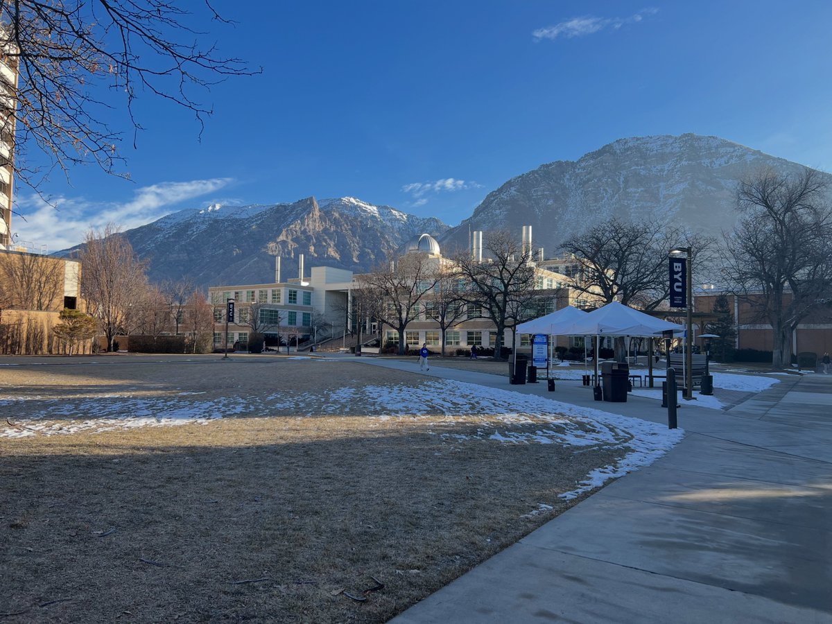 Had an amazing visit to gorgeous <a href="/BYU/">BYU</a> for the Rossiter lecture. Imagine waking up to these views everyday! Thank you James Moody and lab for being such wonderful hosts, I had such a great time!