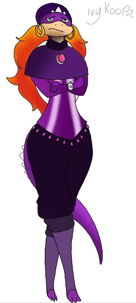Victori84844143's tweet photo. Hi guys, today I just drew one of Bawser's daughters from Supermario, she is from Bawser's arranged marriage that didn't work out, now this is his eldest daughter, her name is Ivy Koopa.🤩 https://t.co/tPKgdnHXpR