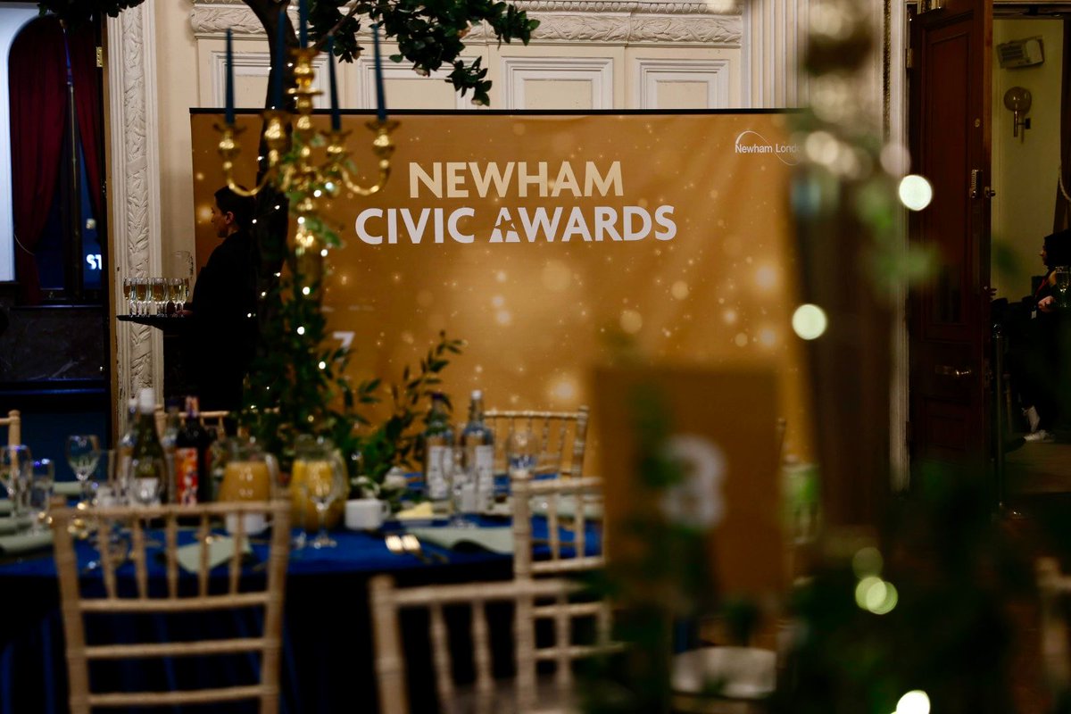 Tonight, we celebrate the incredible individuals and groups  shaping our community at the Newham Civic Awards! 🏆 Follow us live as we announce the winners across nine categories, showcasing the very best of our borough 🎉👏 #NewhamCivicAwards