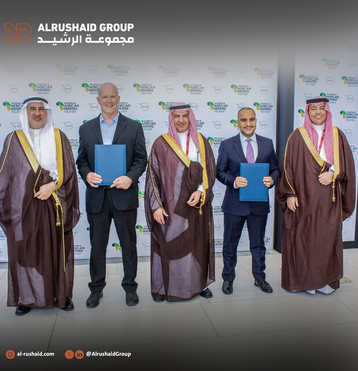 نفخر بتوقيع اتفاقية شراكة استراتيجية مع شركة Master Drilling أكبر شركة حفر في قطاع التعدين عالميًا،، ضمن مشاركتنا في مؤتمر التعدين الإفريقي "#إندابا" لعام 2025، وبحضور وتشريف معالي نائب وزير الصناعة والثروة المعدنية لشؤون التعدين المهندس خالد المديفر، في خطوة نوعية تهدف إلى تقديم