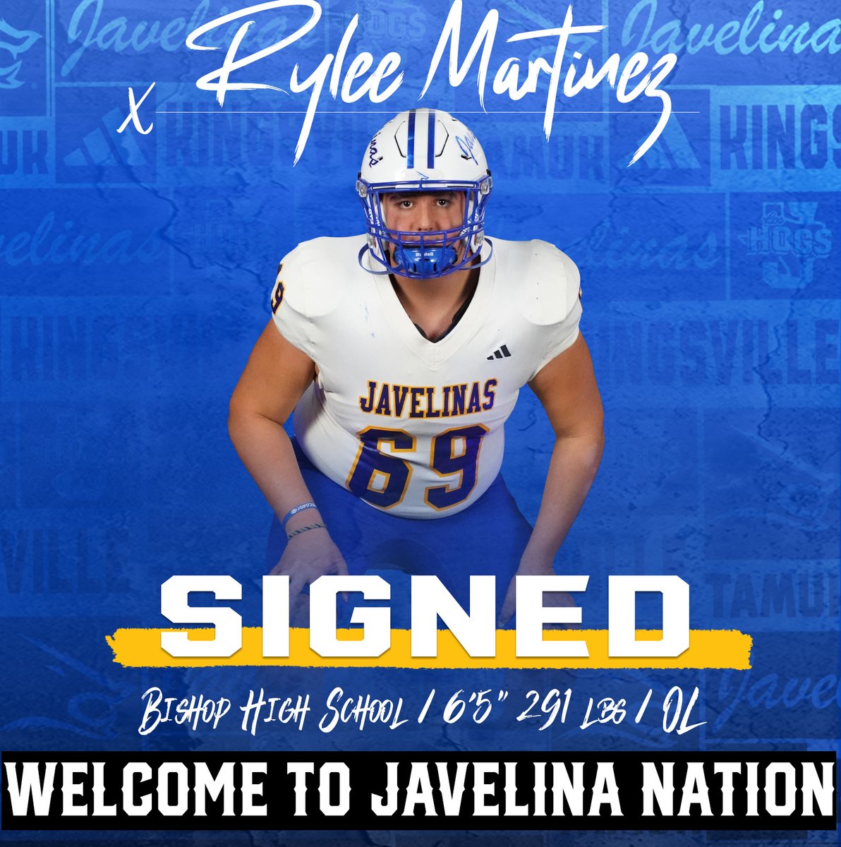 TAMUK Javelina Football (@javelinafb) on Twitter photo Not too far from home in Kingsville!
Welcome to Javelina Nation, <a href="/RyleeMartinez75/">Rylee Martinez</a>
#GoJavelinas #NSD2025 Not too far from home in Kingsville!
Welcome to Javelina Nation, <a href="/RyleeMartinez75/">Rylee Martinez</a>
#GoJavelinas #NSD2025