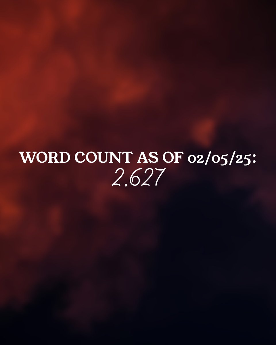 cmathie_author's tweet image. Making this hurt a little 🥲
I haven’t been able to work on writing as much as I’d like lately, being sick has put a stop to all creativity.

The word count you see is the first chapter of book two!

𝘛𝘩𝘦 𝘙𝘰𝘸𝘣𝘶𝘳𝘺 𝘙𝘢𝘷𝘦𝘯 is book one in my Feathers and Fate series!