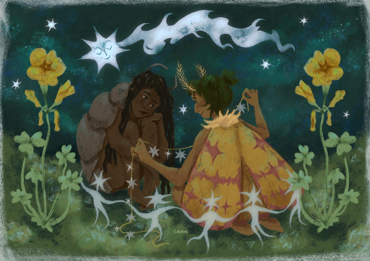 carvifox's tweet image. little creatures surrounded by so much love 🪡⭐️