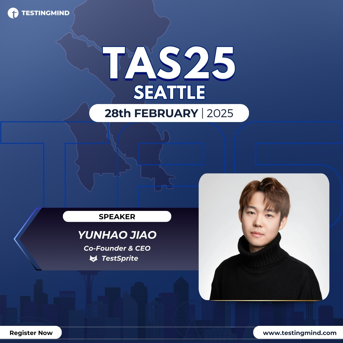 testingmindcon's tweet image. Join Yunhao Jiao, who will showcase next-level code integrity at the Test Automation Summit in Seattle on 28 February 2025!
Lock in Your Spot: testingmind.com/event/test-aut…
#AutonomousAI #CodeIntegrity #TestAutomation #YunhaoJiao #TestSprite #SeattleSummit #FutureOfTesting