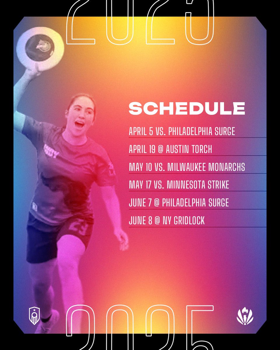IndyRedUltimate's tweet photo. 🔥Light it Up 🔥
Here is your Official 2025 Indianapolis Red @PremierUltimate Schedule!
#KindleTheFlame #LightTheFire #GetReddy #PremierUltimateLeague #PUL2025 https://t.co/AArapX1GVT