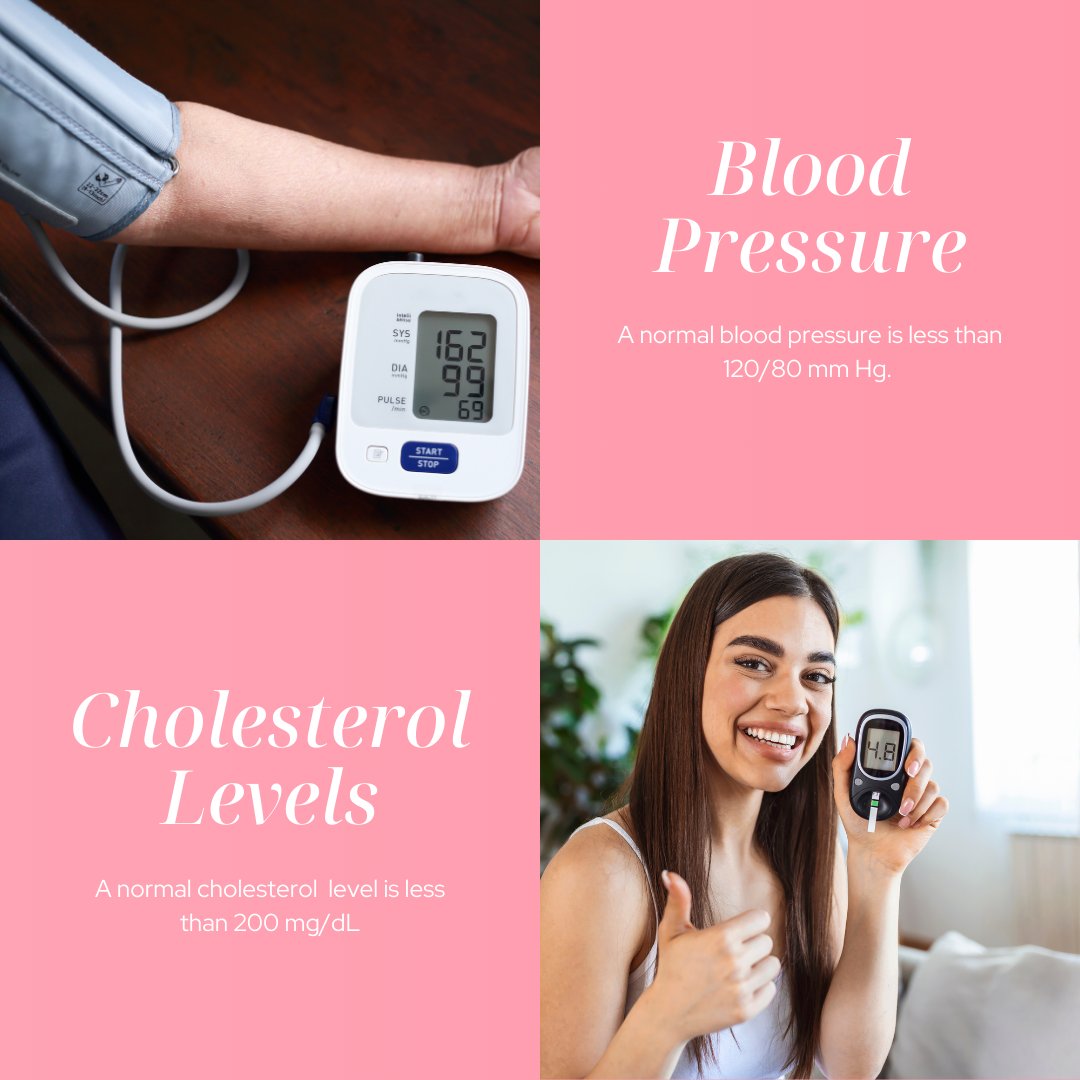 Heart health starts with knowing your numbers! 💓Do you know your blood pressure and cholesterol levels? 

These two simple metrics can give you a clearer picture of your overall well-being and help you take steps to prevent chronic conditions down the road. Contact us today!