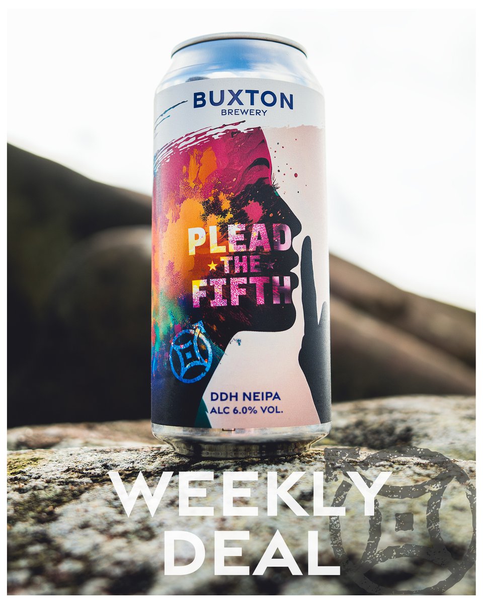 🔥WEEKLY DEAL!🔥 

£14 4-packs of Plead The Fifth available at the bar!

This is our hoppiest IPA to date! How did we do it? We plead the fifth 🤫

 #weeklydeal  #hoppyipa #pleadthefifth #deal  #ipa #hops #brewery