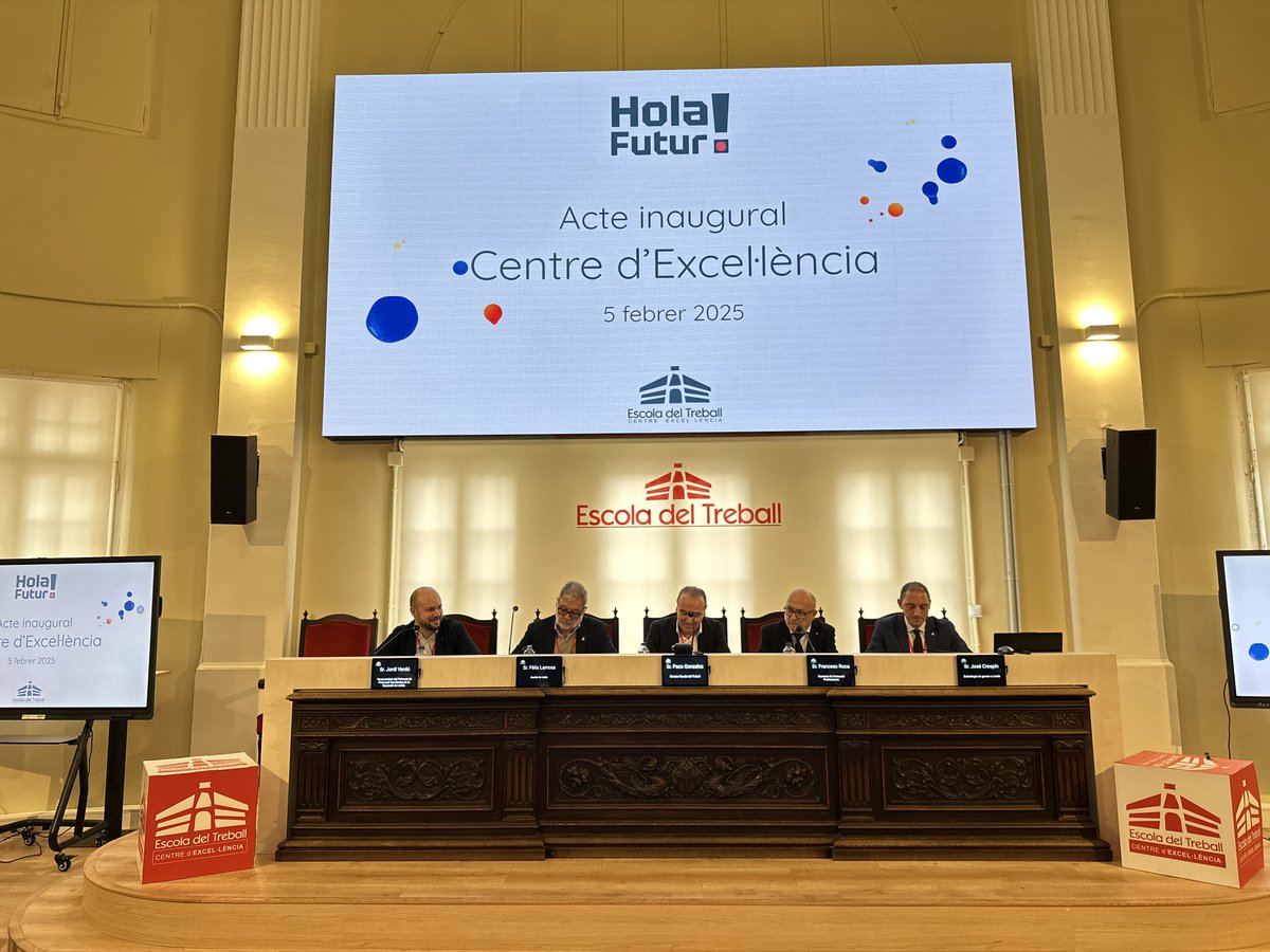 Promo_Economica's tweet image. 📣L’@etlleida es consolida com a Centre d’Excel·lència i referent en formació professional

👉El vicepresident i diputat de @promo_economica, @jordi_verdu, ha participat en l’acte d’inauguració de les noves instal·lacions i projectes

🔗Llegeix la notícia: promocioeconomica.cat/lescola-del-tr…