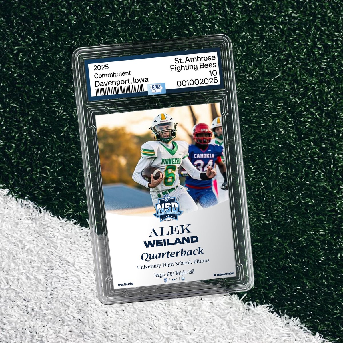 Welcome Home,  Alek Weiland! 🐝🏈

<a href="/alek_weiland/">Alek Weiland</a> 🖊️

#BringTheSting #GoBees #NSD25