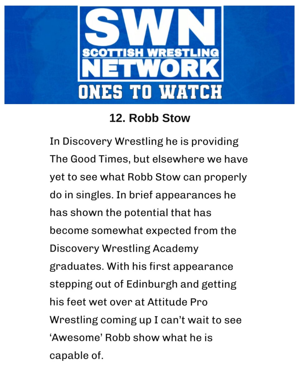 You better be watching

#ScottishWrestling
#BritishWrestling
#IndependentWrestling