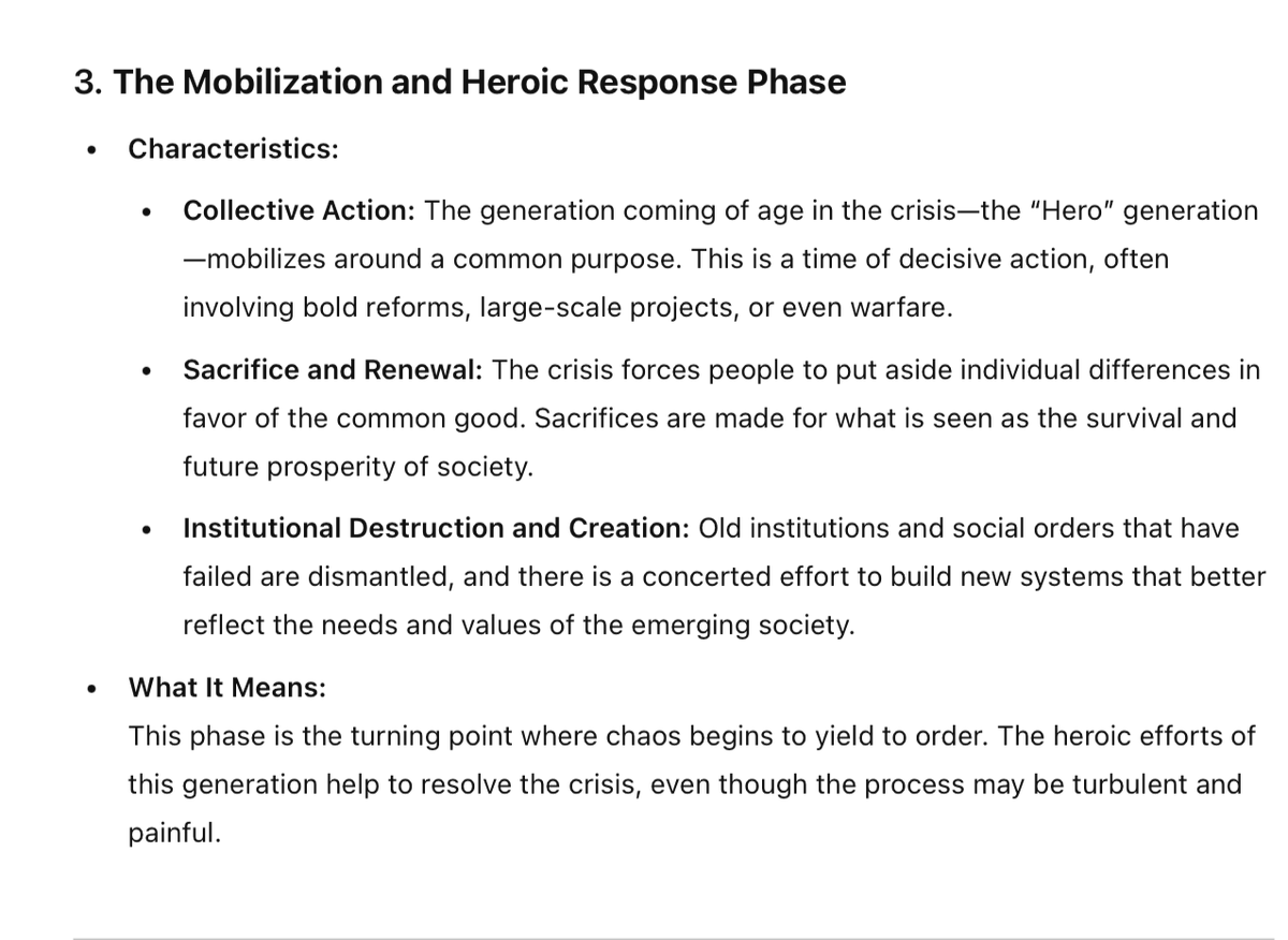 EricWollberg's tweet photo. We are in the mobilization and heroic response phase of the fourth turning. https://t.co/HvIXc5hVav