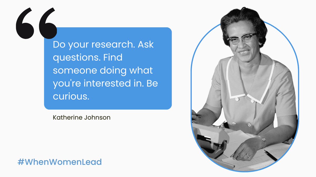 BonnerComm's tweet image. Katherine Johnson’s brilliance sent the first American astronaut to space, proving Black women belong in every room where decisions are made. Her legacy shows the power of diverse voices. This is what happens #WhenWomenLead. 

#BlackHistoryMonth