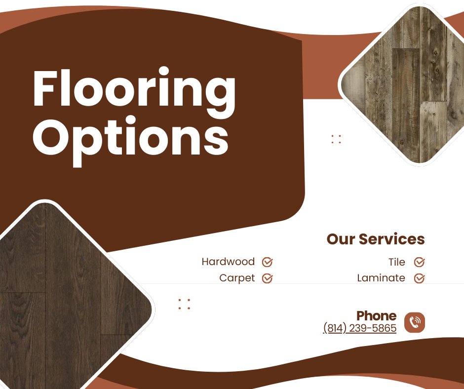 CarpetDepotHome's tweet photo. We can supply all of your flooring, furniture and hardware needs! ⚒️  Learn more about our wide variety of options below on our website 👇
https://t.co/KLmRcPytwI
📲 - (814) 239-5865

#CarpetDepotHomeCenter https://t.co/rYGYbKZmIr