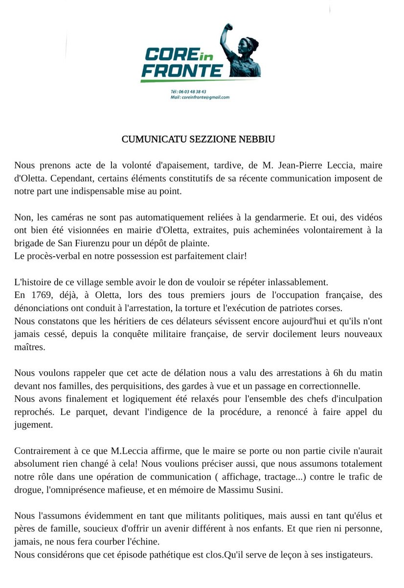 Core in Fronte tweet media