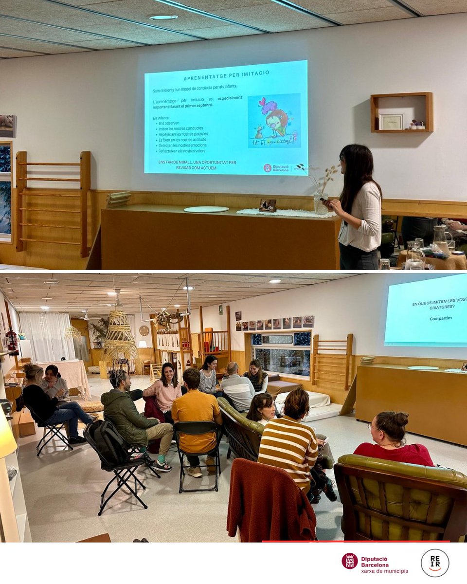 Iniciem la tercera edició de les xerrades educatives per a famílies de la Diputació de Barcelona, amb una sessió a càrrec de la Gemma a La Casa dels Infants La Muntanyeta de Castelldefels. 

#REIR #XerradesEducatives #Educació #Granollers #VallèsOriental