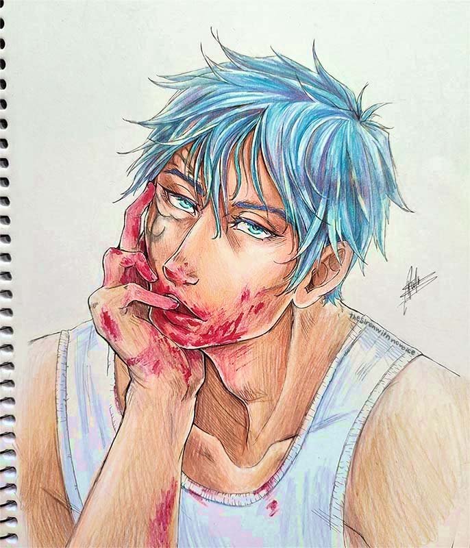 Scarlet❤️‍🔥🩸
Reference study. I'm not quite sure if I like or hate the result, so I might try redoing it later. #jellalfernandes #siegrain #ジェラエル