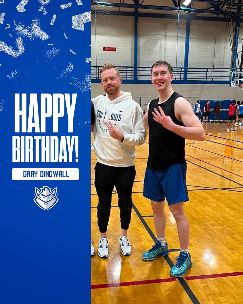 Billiken Fans!

Join us in wishing Assistant Coach Phil Gaetano and Student Manager Gray Dingwall a Happy Birthday!

#SLUForTheLou