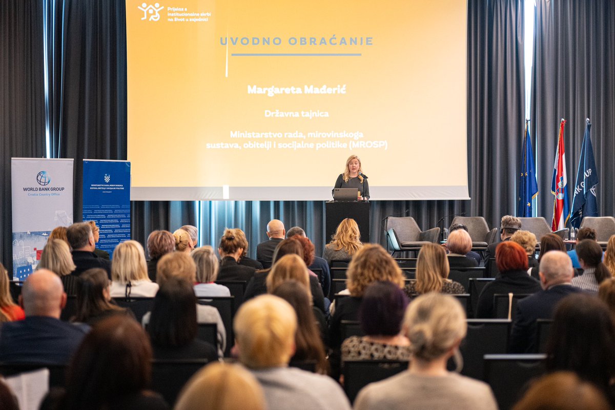 j_arulpragasam's tweet image. #Deinstitutionalization is essential for most vulnerable people to thrive in all aspects of life. Expansion of community-based care is a collective responsibility. @WorldBank is proud to support @VladaRH in creating a fairer and more inclusive #Croatia: wrld.bg/UbbL50UU1BV