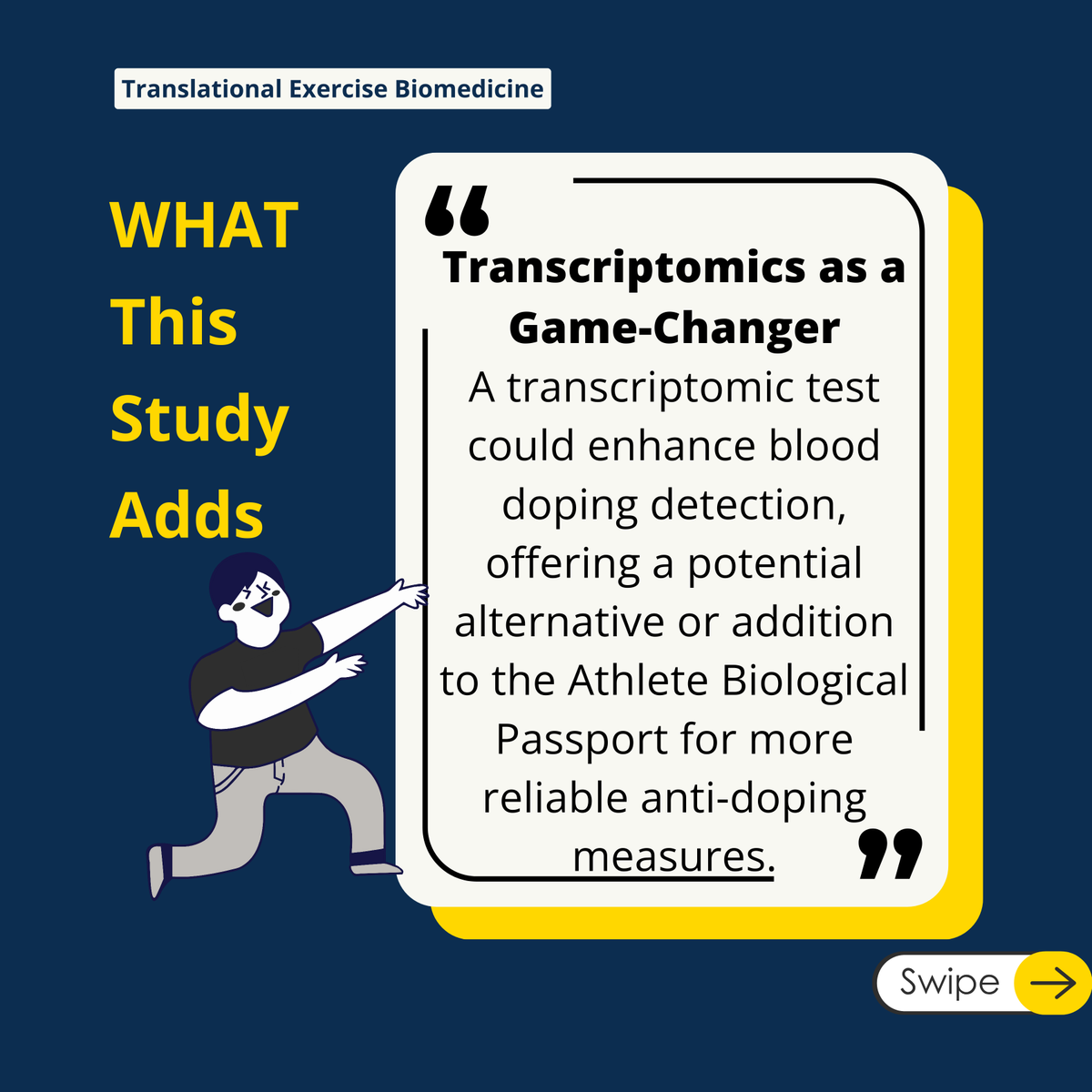 TEBjournal's tweet image. 📝 “Practical steps to develop a transcriptomic test for blood doping”

Could this be the future of anti-doping detection? 🏆👀

🔗 Read more: bit.ly/46ldJYT

#AntiDoping #BloodDoping #CleanSport #Transcriptomics #WADA #SportsScience