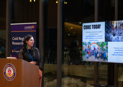 CRRC hosted the 37th Annual Cold Regions Research Centre Student Conference at Laurier! ❄️🎓 Kicking off with an icebreaker &amp; talks from CRRC Executive Director, Laurier's Northern Coordinator, and Vice President of Research highlighting the importance of collaboration in