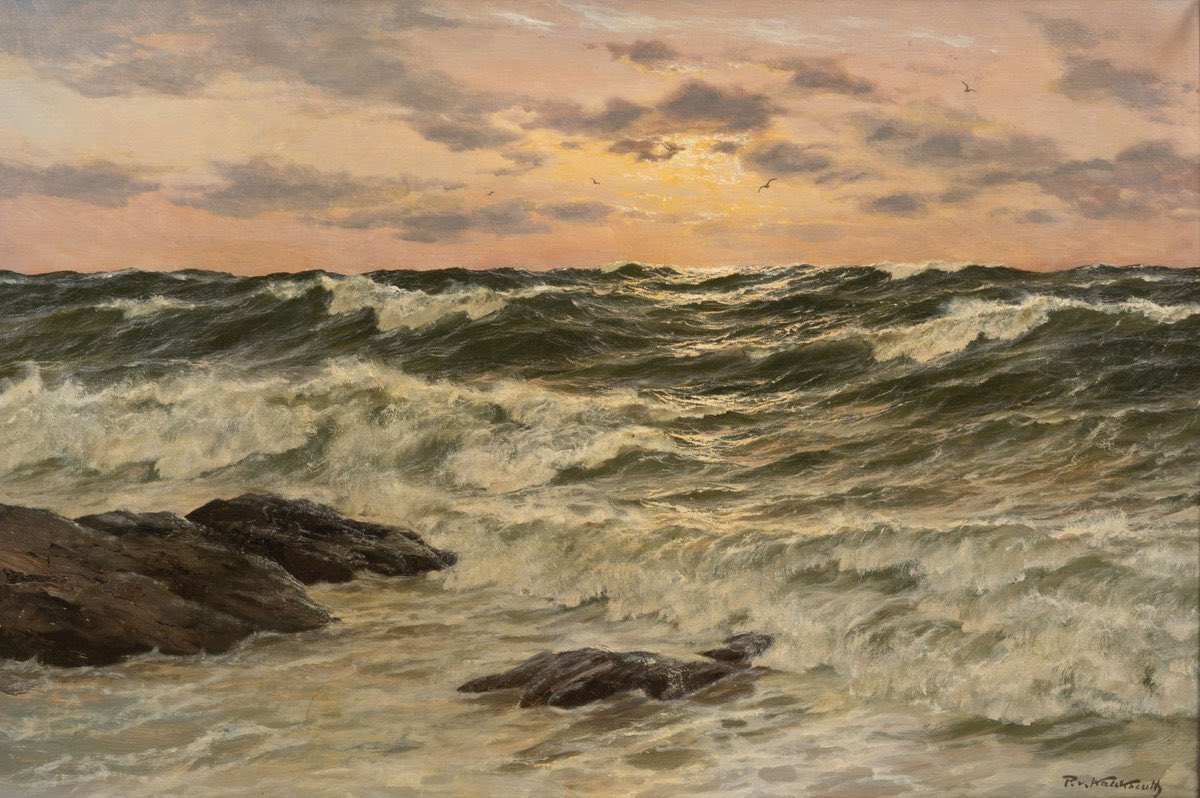 Dusk, by Patrick von Kalckreuth (1898-1970)