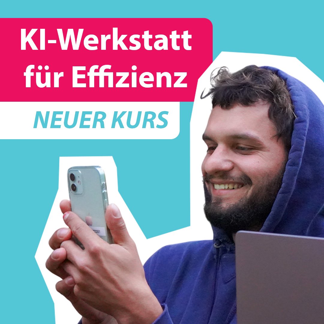 Du willst KI in deinen Redaktionsalltag integrieren, aber weißt nicht wie? Kein Problem! In unserer KI-Werkstatt erklären wir am 20. März wie’s gelingt. Sichere dir jetzt deinen Platz! 
 
➡️ Infos, Preise, Anmeldung: ems-babelsberg.de