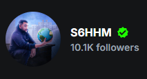 S6HHM's tweet photo. 10K Followers on Kick streaming &amp; 1200+ Follows on Twitch in 2 weeks of multistreaming 🚀 

Cant believe I am averaging around 200 CCV on all platforms combined.

SO PROUD of not giving up and believing in my content and community!

Feeling blessed 🙏 https://t.co/wh48r7jOTb