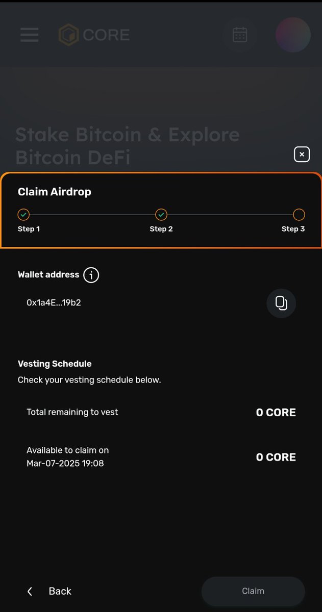 Idan_core's tweet image. The Last Claim – A Moment in History. 

And just like that, the legendary CORE airdrop claim comes to an end. Two years of relentless belief, unwavering conviction, and participation in a movement that many doubted, but only the true Bitcoin knowers understood.

In 10 years, when…