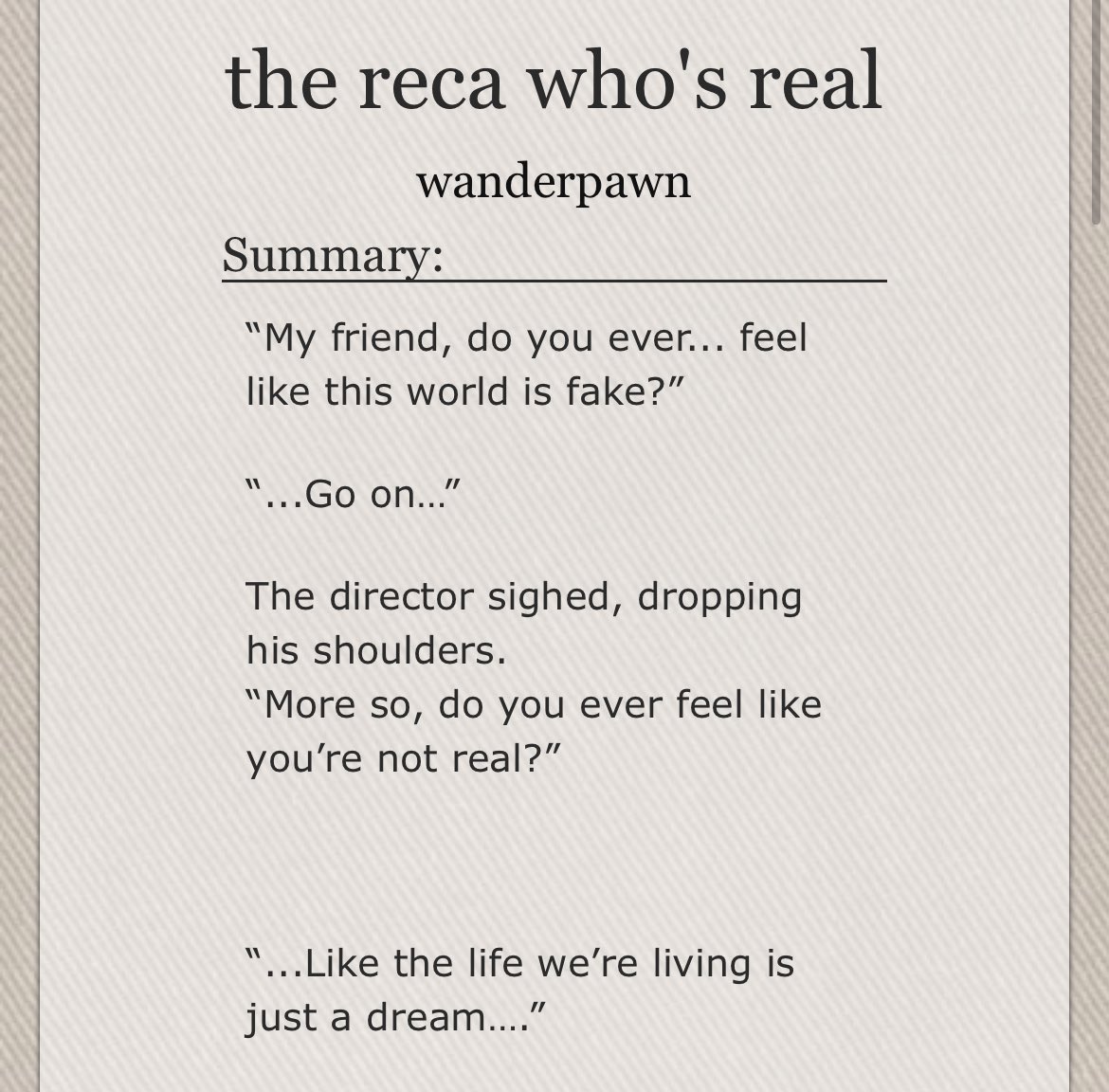 wanderpawn's tweet photo. Hi I'm Mr. Reca Wanderpawn and I like to make Mr. Reca suffer apparently 🫡
https://t.co/t99yhcM8vX
#MrReca #recaday https://t.co/2IgQRibTFo