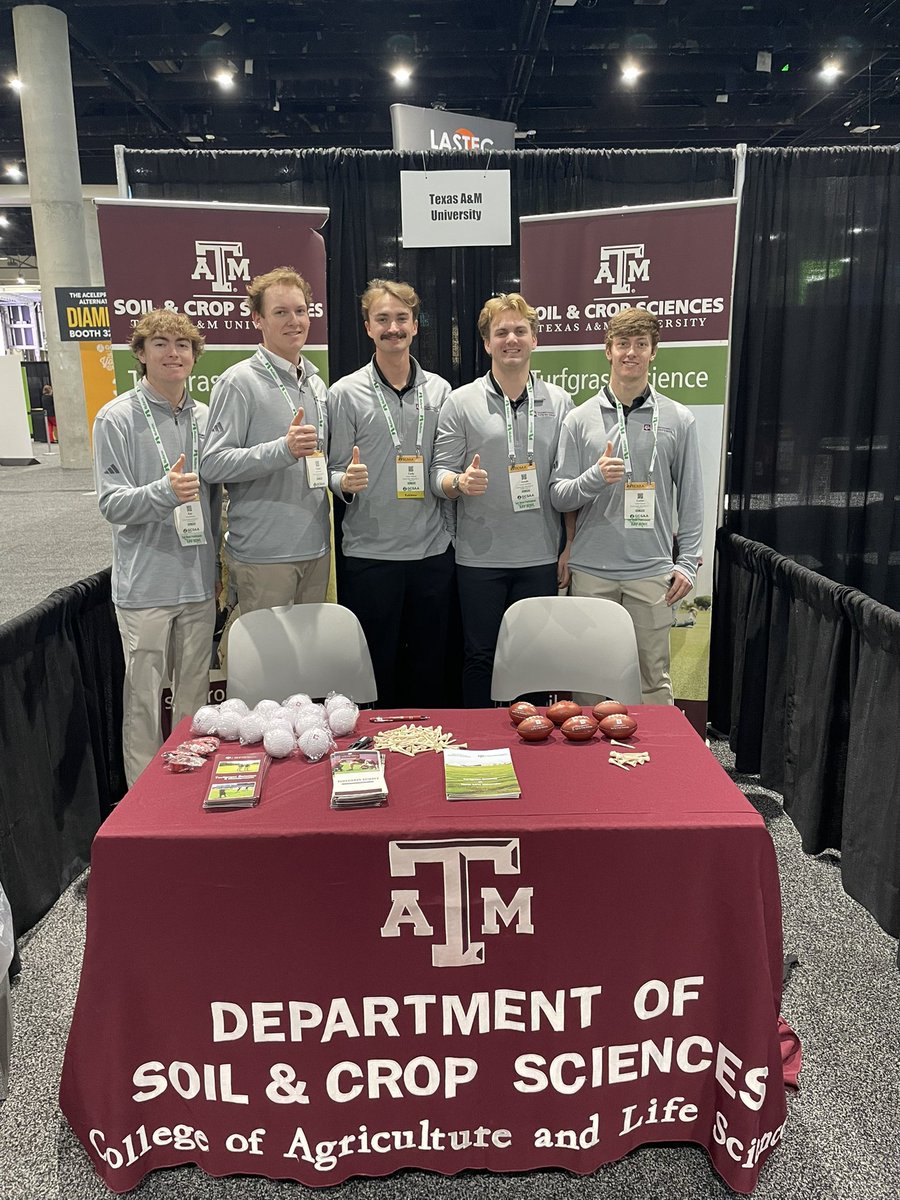 AggieTurf (@aggieturf) on Twitter photo Stop by the Texas A&M booth at the GCSAA conference! 🌱 Come visit with the future generation of turf managers and see how we’re shaping the next wave of industry leaders. #GCSAA2025 #TurfScience <a href="/tamusoilcrop/">TAMU Department of Soil and Crop Sciences</a> Stop by the Texas A&M booth at the GCSAA conference! 🌱 Come visit with the future generation of turf managers and see how we’re shaping the next wave of industry leaders. #GCSAA2025 #TurfScience <a href="/tamusoilcrop/">TAMU Department of Soil and Crop Sciences</a>