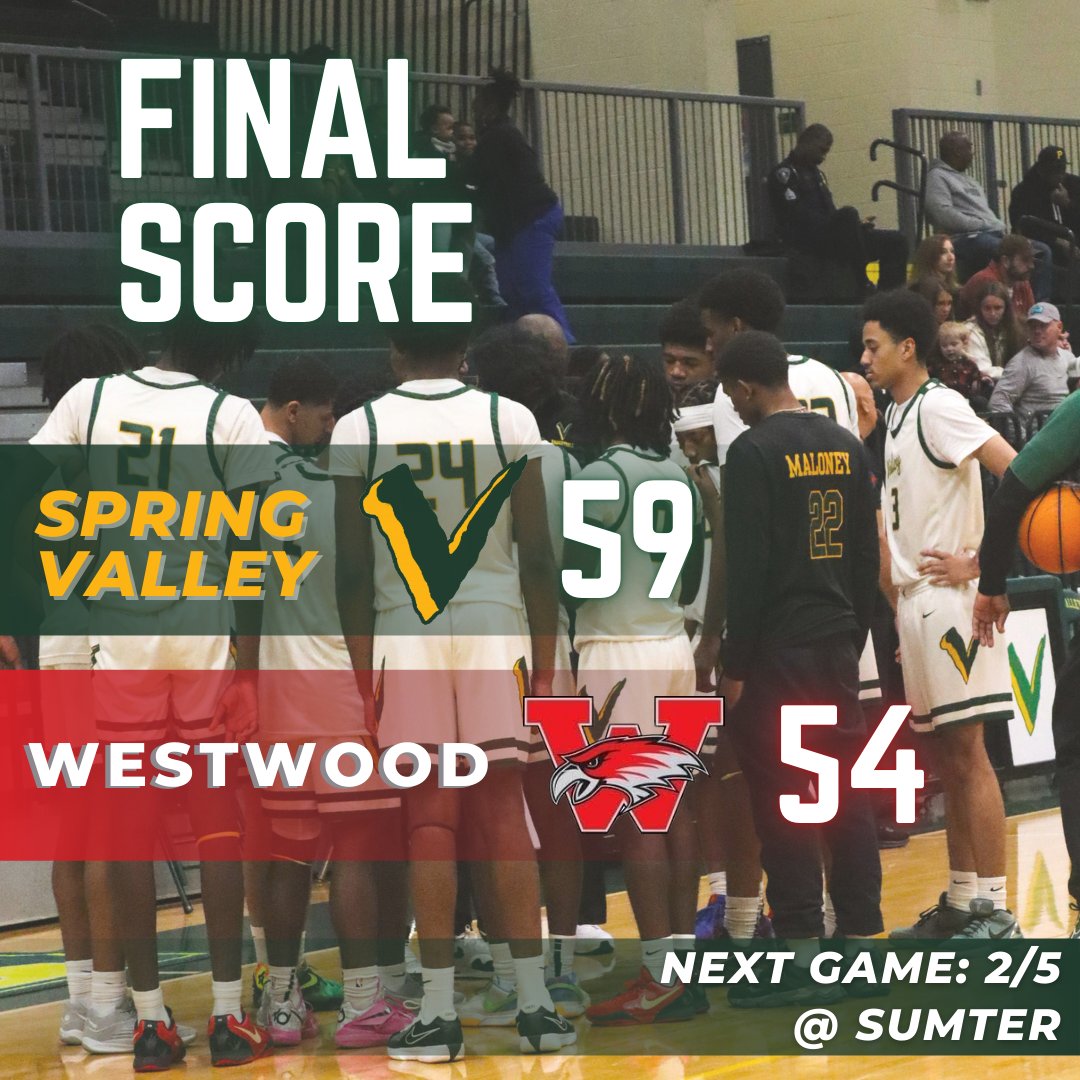 Vikings WIN!! Last night your Vikings picked up a BIG region win at Westwood