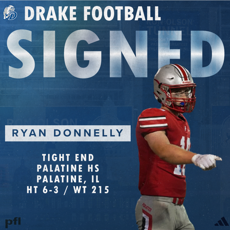 𝗔𝗻𝗼𝘁𝗵𝗲𝗿 𝗡𝗲𝘄 𝗕𝘂𝗹𝗹𝗱𝗼𝗴. Welcome, <a href="/RyanDonnelly_18/">Ryan Donnelly</a> ‼️

🏈📹 bit.ly/42D9msy

#DSMHometownTeam
